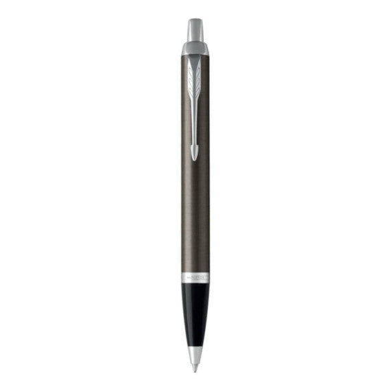 Penna a sfera Parker IM punta M inchiostro blu Parker Dark Espresso CT 1931671