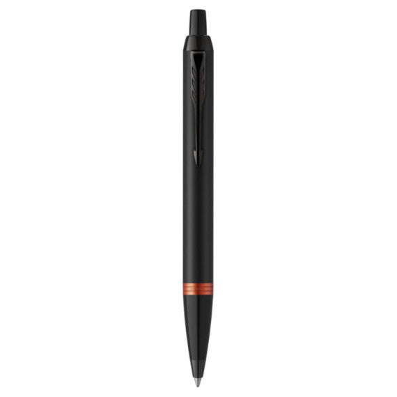Penna a sfera Parker IM Vibrant Ring Orange punta M Parker 2172946
