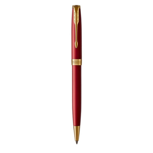 Penna a sfera Parker Sonnet Red Lacquer GT punta M inchiostro nero Red GT 1931476