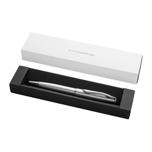 Penna a sfera Pelikan Jazz® Noble  Elegance in cofanetto regalo tratto blu fusto argento - 821797