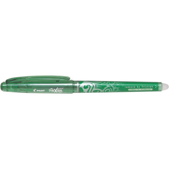 Penna a sfera Pilot Frixion Clicker punta 0,5 mm - conf. 12 pezzi - inchiostro verde - 006416