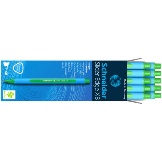 Penna a sfera Slider Edge - tratto XB - verde - Schneider