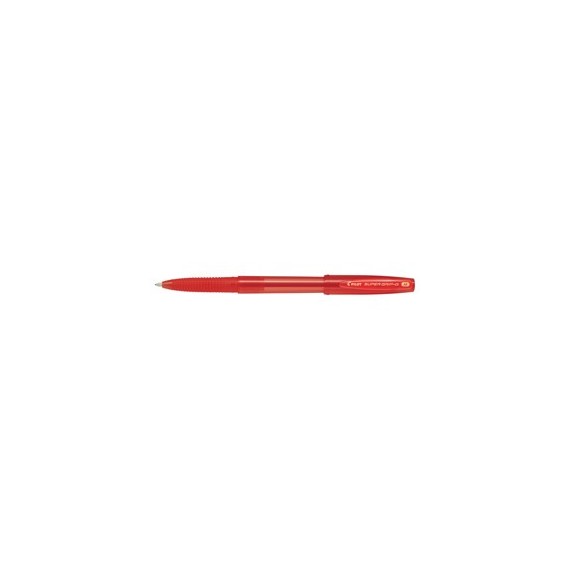 Penna a sfera Supergrip G con cappuccio - punta 1,0mm - rosso  - Pilot