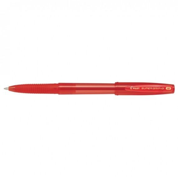 Penna a sfera Supergrip G con cappuccio - punta 1,0mm - rosso  - Pilot
