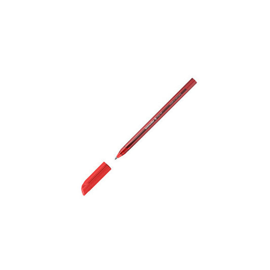 Penna a sfera Vizz - con cappuccio - punta media - rosso - Schneider