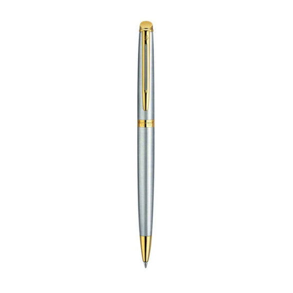 Penna a sfera Waterman Hemisphere GT inchiostro blu Waterman argento con finiture placcate in oro - S0920370