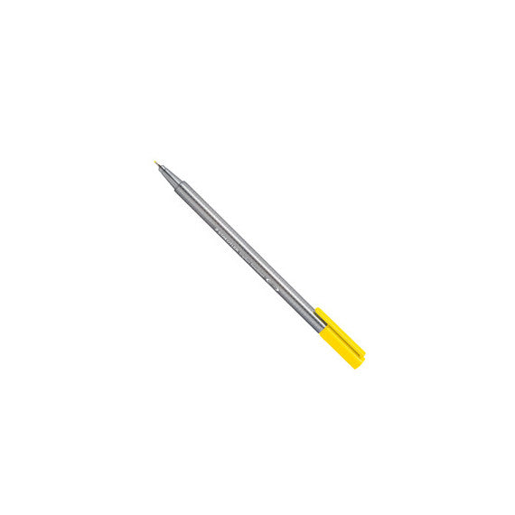 Penna Fineliner triplus - tratto 0,30mm - giallo - Staedtler