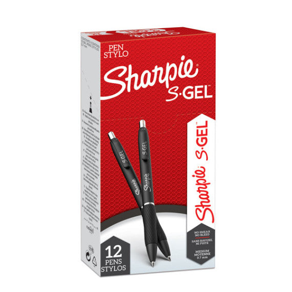 Penna gel a scatto - 0.7 mm - rosso - Sharpie