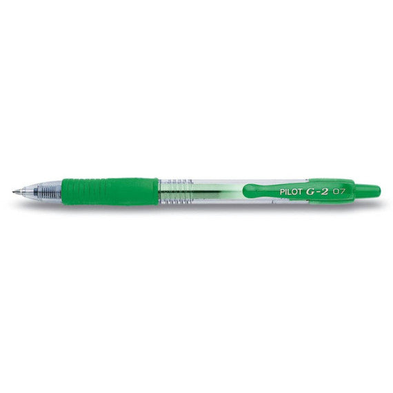 Penna gel a scatto Pilot G-2 0,7 mm verde 001519