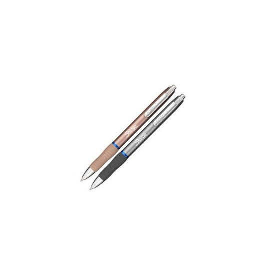 Penna gel a scatto - punta 0.7 mm - fusto colori assortiti metal - blu - Sharpie