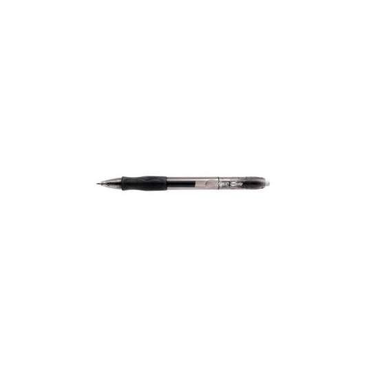 Penna gel a sfera a scatto Gelocity - punta 0,7mm - nero  - Bic - conf.12 pezzi