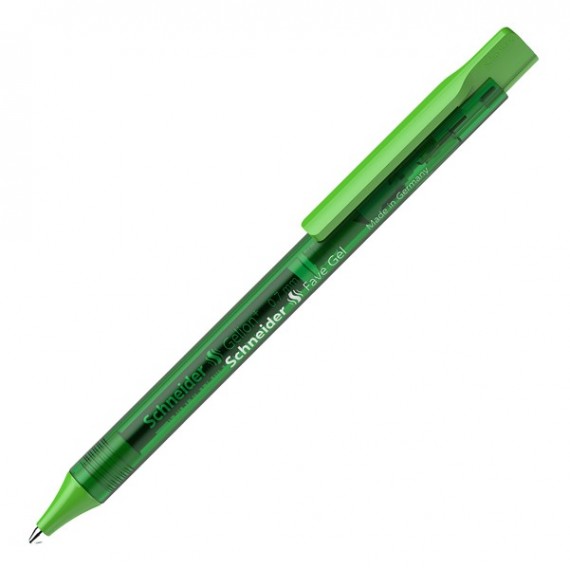 Penna gel Fave a scatto - punta 0.7 mm - verde - Schneider