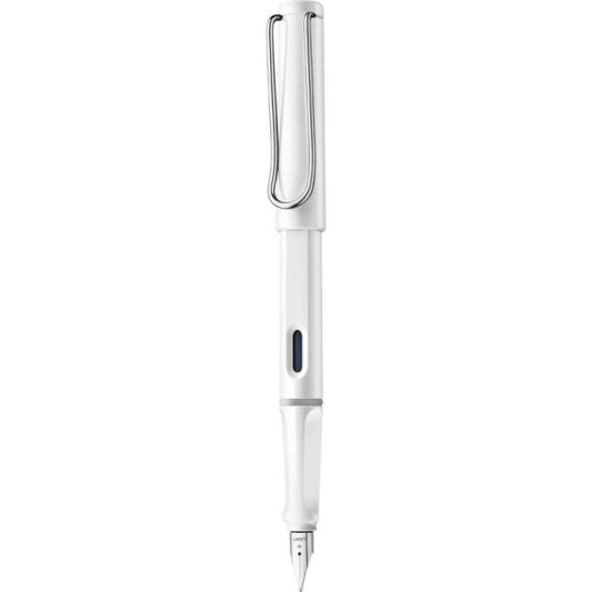Penna Lamy Safari punta fine inchiostro blu Whitestilo - fusto bianco 1219676