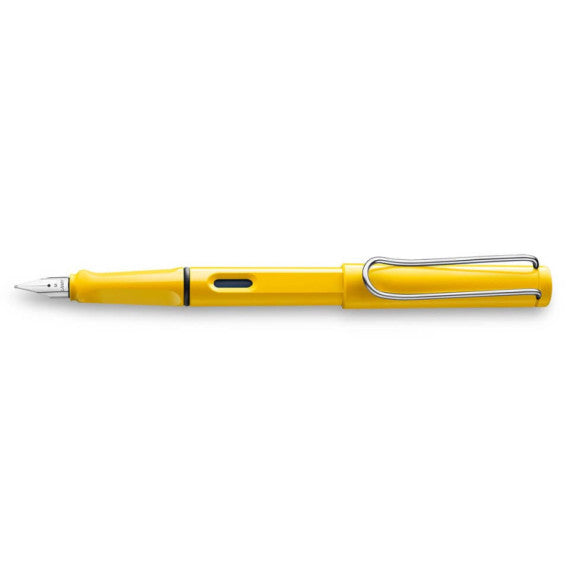 Penna Lamy Safari punta fine inchiostro blu Yellowstilo - fusto giallo 1208111