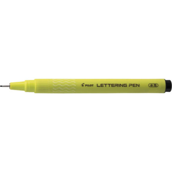 Penna punta in fibra Pilot Lettering colore nero 1 mm - 008465