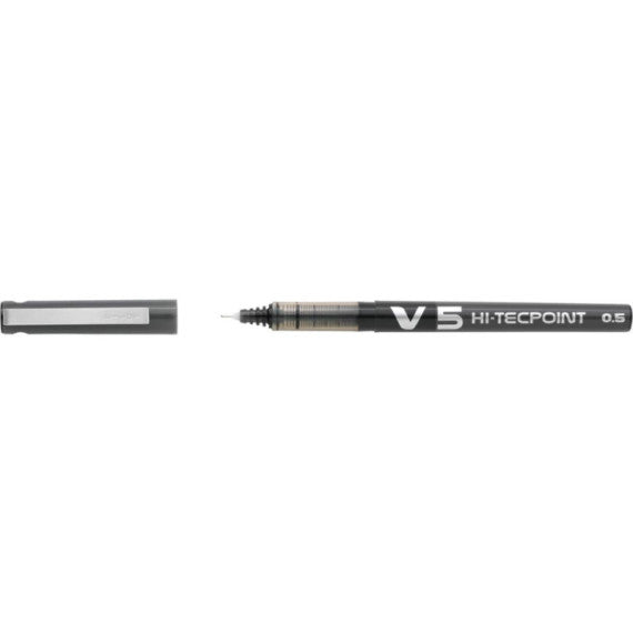 Penna roller a inchiostro liquido Pilot Hi-Tecpoint V5 0,5 mm nero Value Pack 16+4 GRATIS - 000019