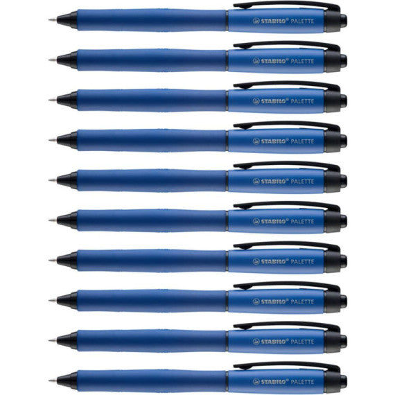 Penna roller a scatto Stabilo Palette tratto F 0,4 mm blu 268/41-01