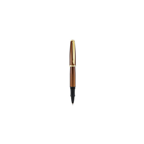 Penna roller Aldo Domani - punta M - fusto tabacco - Monteverde