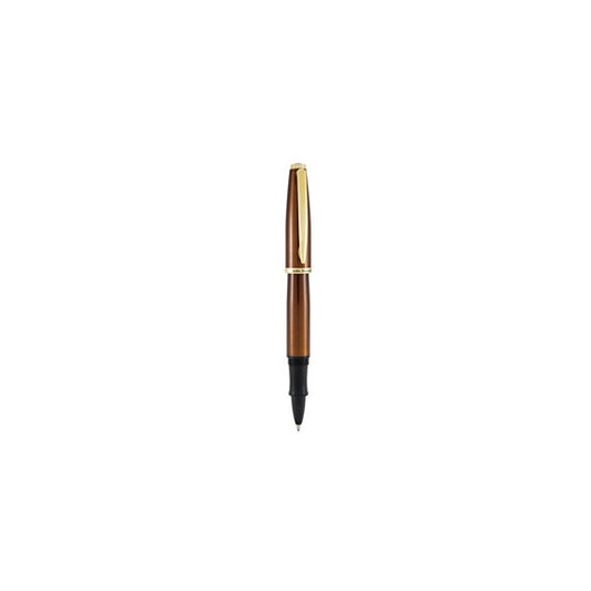 Penna roller Aldo Domani - punta M - fusto tabacco - Monteverde