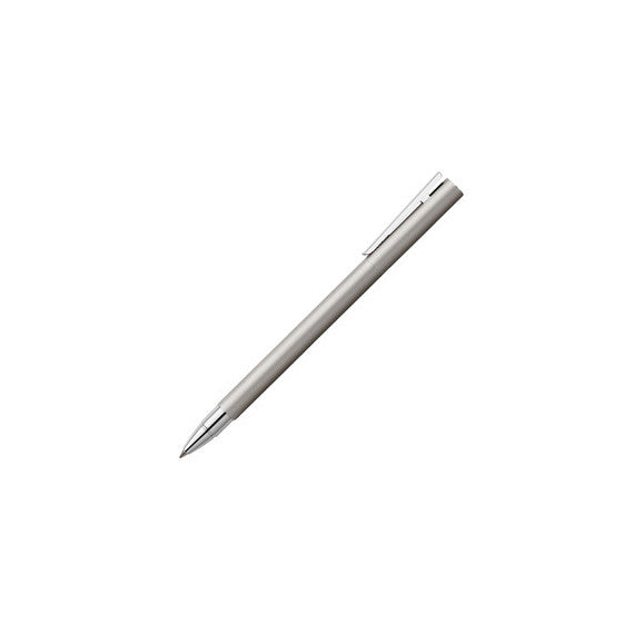 Penna roller Neo slim - punta 0,7 mm - fusto acciaio - Faber-Castell
