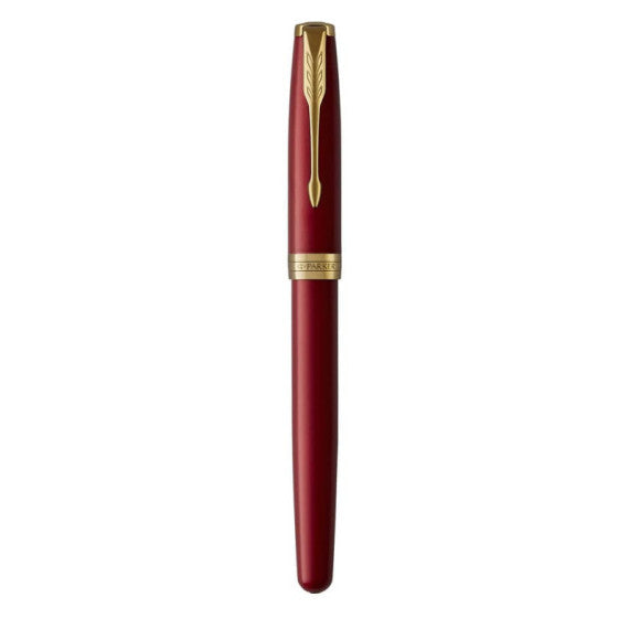 Penna roller Parker Sonnet punta F inchiostro nero Parker Red GT 1931475