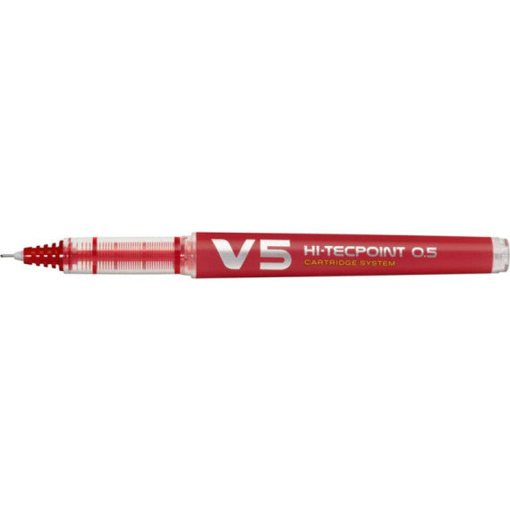 Penna roller ricaricabile a inchiostro liquido Pilot HI-TECPOINT V5 Begreen 0,5 mm rosso - 040327