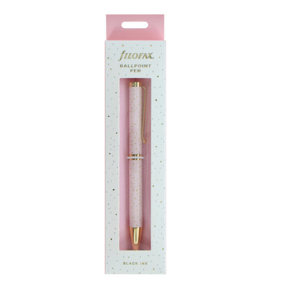 Penna sfera Confetti - a scatto - rosa - Filofax