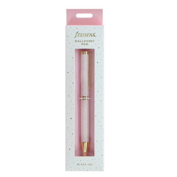 Penna sfera Confetti - a scatto - rosa - Filofax