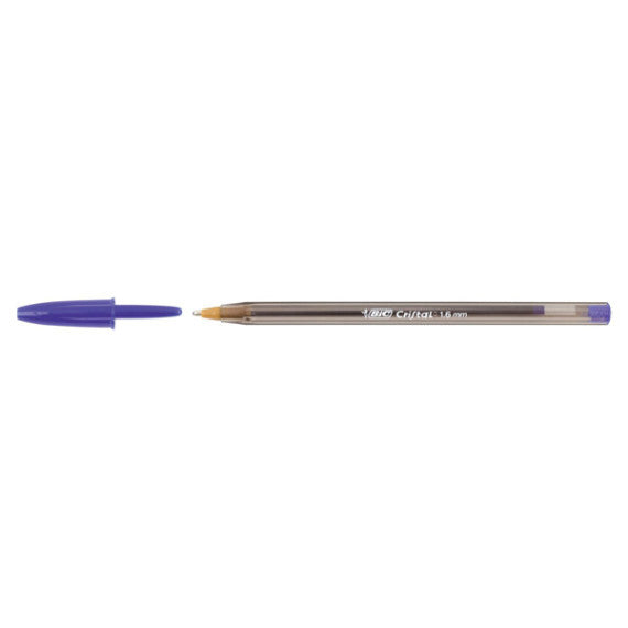 Penna sfera Cristal® Large - punta 1,6 mm - blu - Bic - conf. 50 pezzi