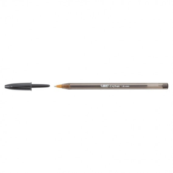 Penna sfera Cristal® Large - punta 1,6 mm - nero - Bic - conf. 50 pezzi