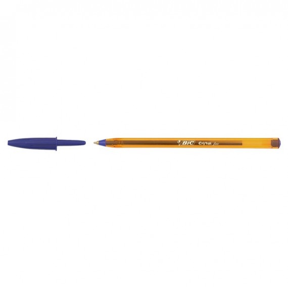 Penna sfera Cristal® - punta fine 0,8 mm - blu - Bic - conf. 50 pezzi