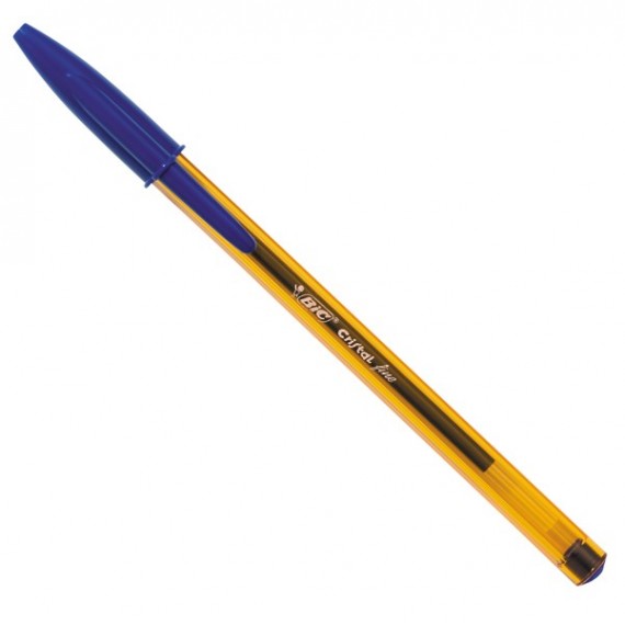 Penna sfera Cristal® - punta fine 0,8 mm - blu - Bic - conf. 50 pezzi
