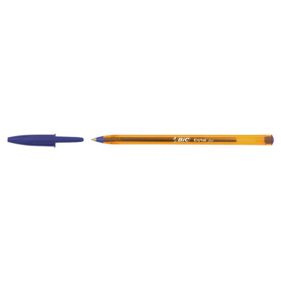 Penna sfera Cristal® - punta fine 0,8 mm - blu - Bic - conf. 50 pezzi