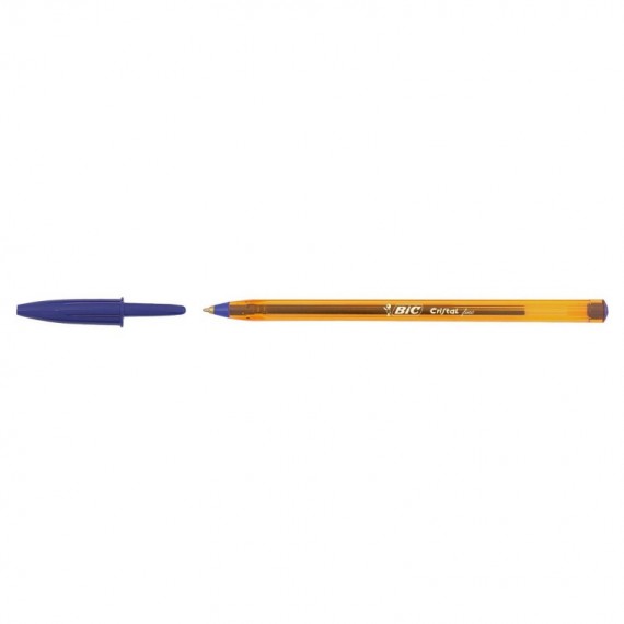 Penna sfera Cristal® - punta fine 0,8 mm - blu - Bic - conf. 50 pezzi