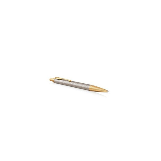Penna sfera IM Premium Grey Metal Chiselled - punta M - Parker