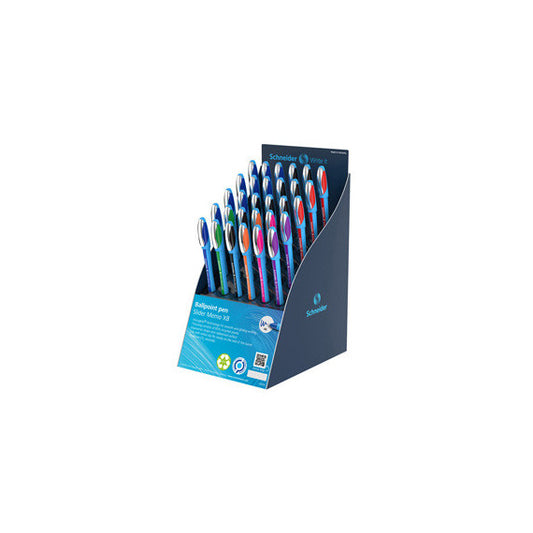 Penna sfera Slider Memo XB - colori assortiti - Schneider - expo 30 pezzi