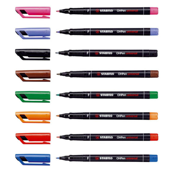 Penna Stabilo OHPen universal Fine (F) 0,7 mm verde 842/36
