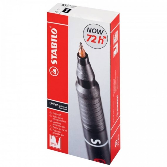 Penna Stabilo OHPen universal Superfine (S) 0,4 mm nero 841/46