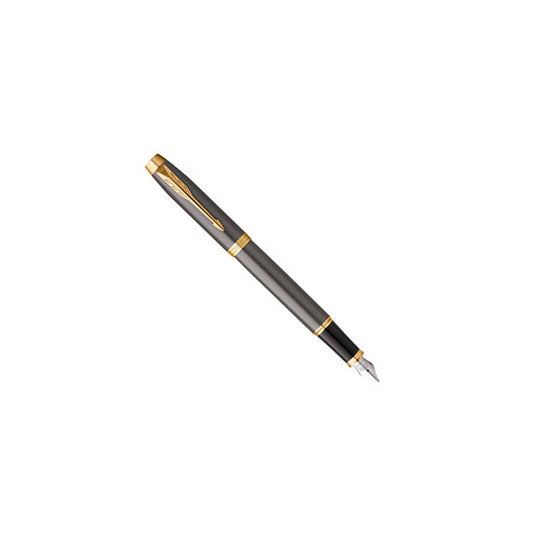 Penna stilografica IM Grey GT - punta M - grigio - Parker