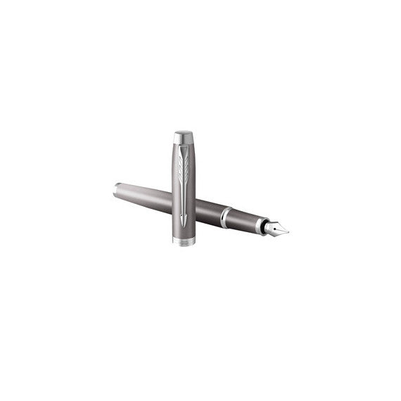 Penna stilografica IM Monochrome Rituals Grey - punta M - grigio - Parker