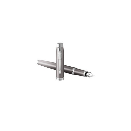 Penna stilografica IM Monochrome Rituals Grey - punta M - grigio - Parker