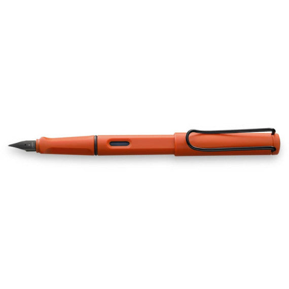 Penna stilografica Lamy Safari punta fine e inchiostro blu Terra Rossa - fusto color terra rossa - 1235678