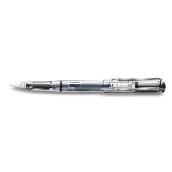 Penna stilografica Lamy Safari punta media inchiostro blu Vista - fusto trasparente - 1215152