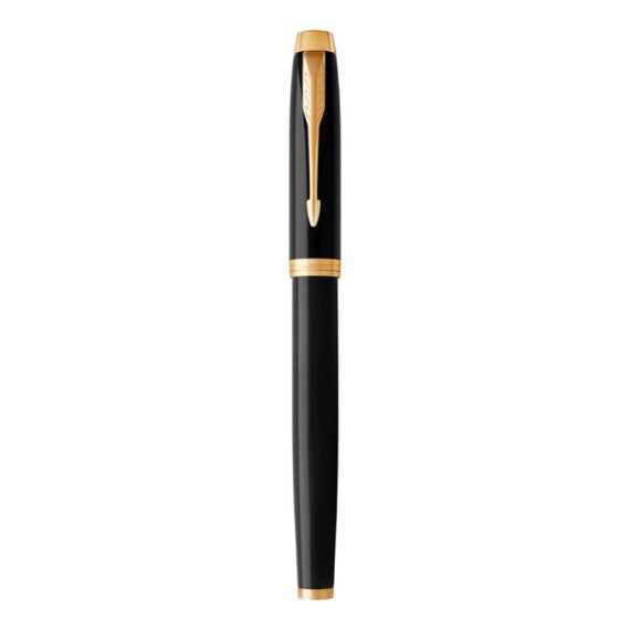 Penna stilografica Parker IM punta M inchiostro blu Black GT - 1931652