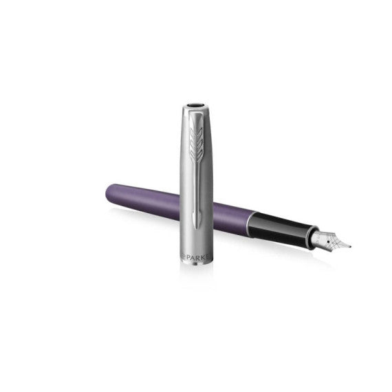 Penna stilografica Parker Sonnet Parker punta F inchiostro nero Violet CT 2169366