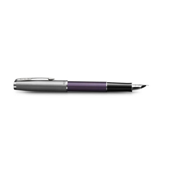 Penna stilografica Parker Sonnet Parker punta F inchiostro nero Violet CT 2169366