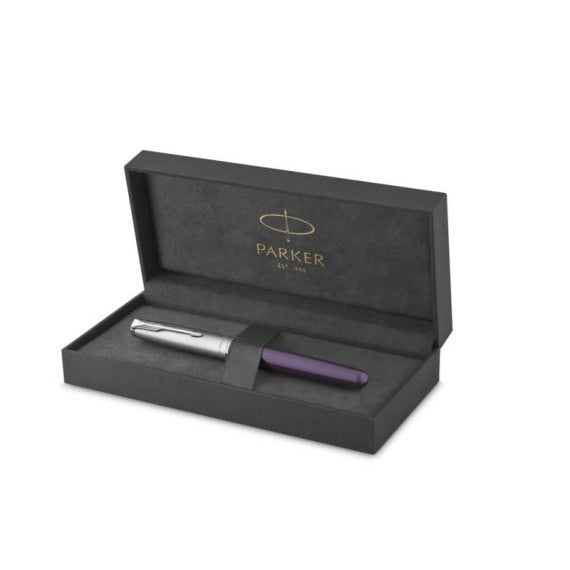 Penna stilografica Parker Sonnet Parker punta F inchiostro nero Violet CT 2169366