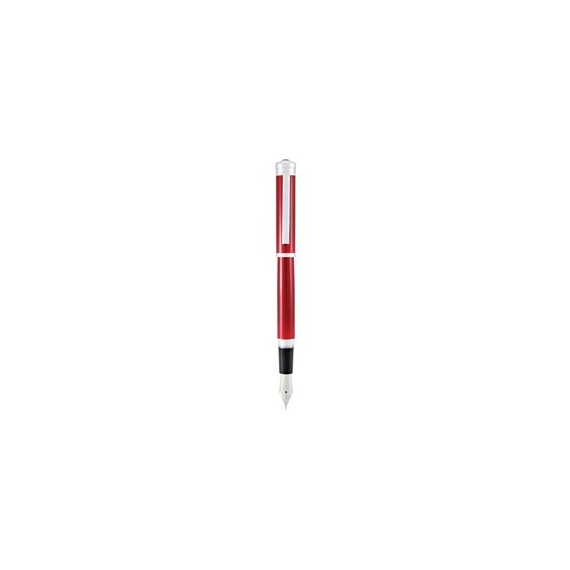 Penna stilografica Strata - tratto medio - fusto rosso - Monteverde