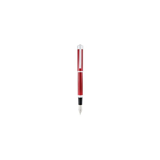 Penna stilografica Strata - tratto medio - fusto rosso - Monteverde