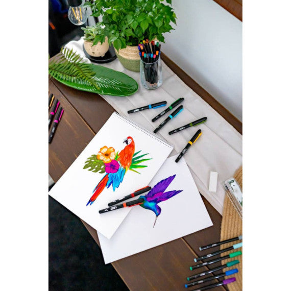 Pennarelli con grip BIC Intensity Premium tratto 0,73 mm conf. 12 colori assortiti - 977891